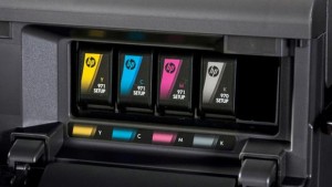 HP 970-971 cartridges in printer