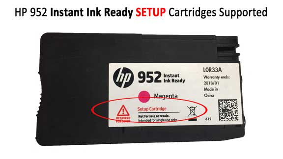Hp 952 Instant Ink Ready Setup Cartridge Inkjet411